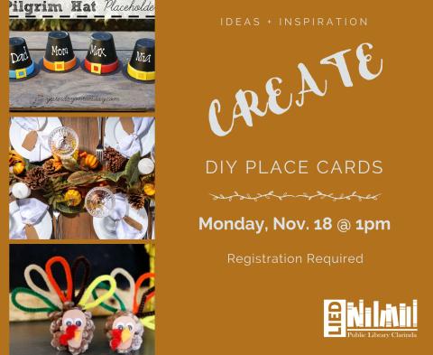 Nov Create...Place cards