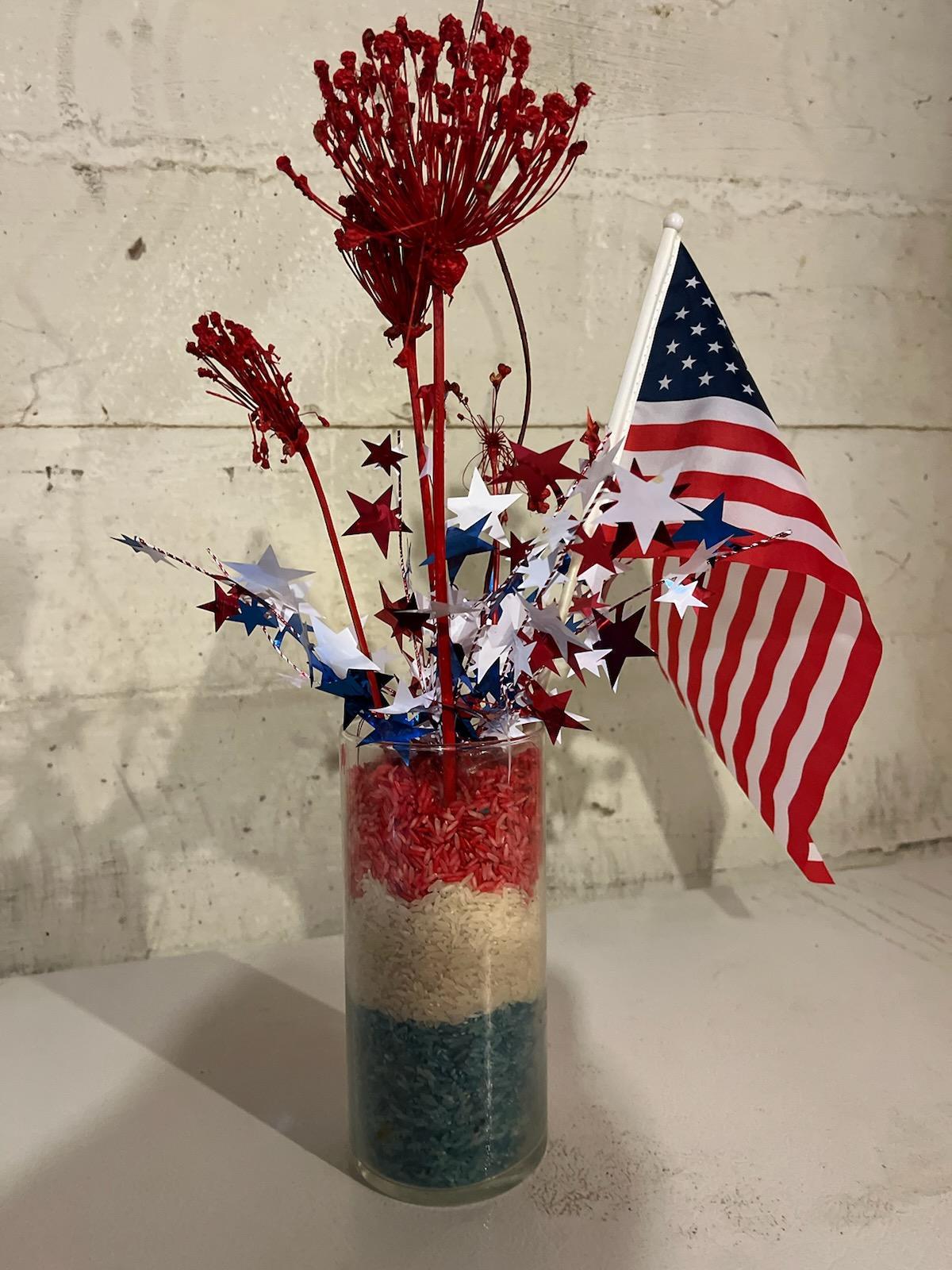 Patriotic center piece